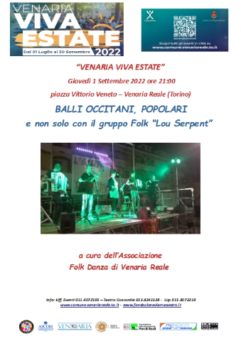 VVE2022: Balli occitani e non solo con i "Lou Serpent"
