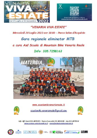 VVE2022: MTB Gara regionale eliminator
