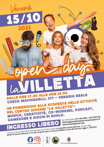 Open Day La Villetta - presentazione delle attività del Centro Giovani