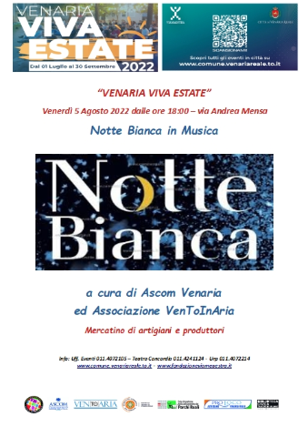 VVE2022: Notte Bianca in Musica
