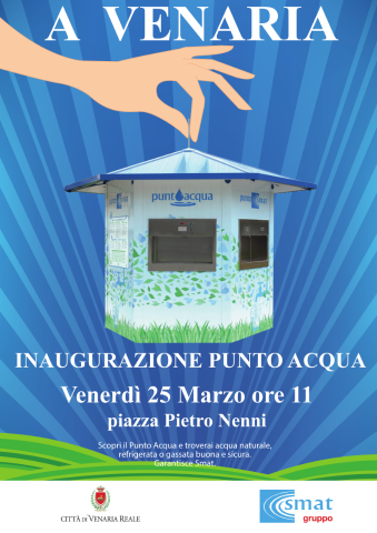 Inaugurazione nuovo Punto Acqua SMAT in piazza Pietro Nenni