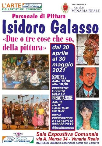 L'Arte e gli artisti del territorio: Personale di Isidoro Galasso