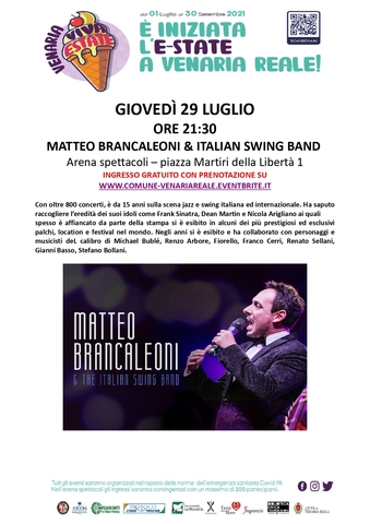 VVE2021:  Matteo Brancaleoni e Italian Swing Band