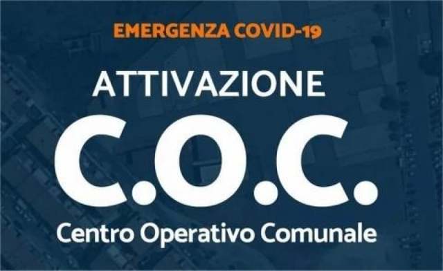 Emergenza Covid19, attivato il C.O.C. (Centro Operativo Comunale)