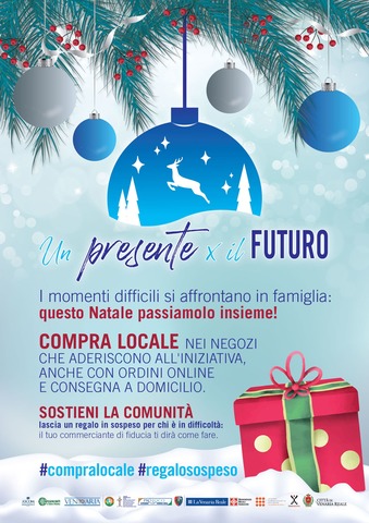 Un Presente x il Futuro: il “regalo sospeso”. azioni di solidarietà e sostegno sociale  per il Natale venariese