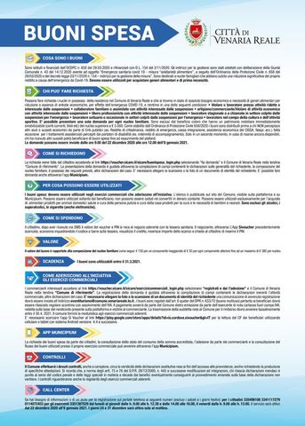 Adesioni esercenti commercio fisso  che accettano i Buoni Spesa